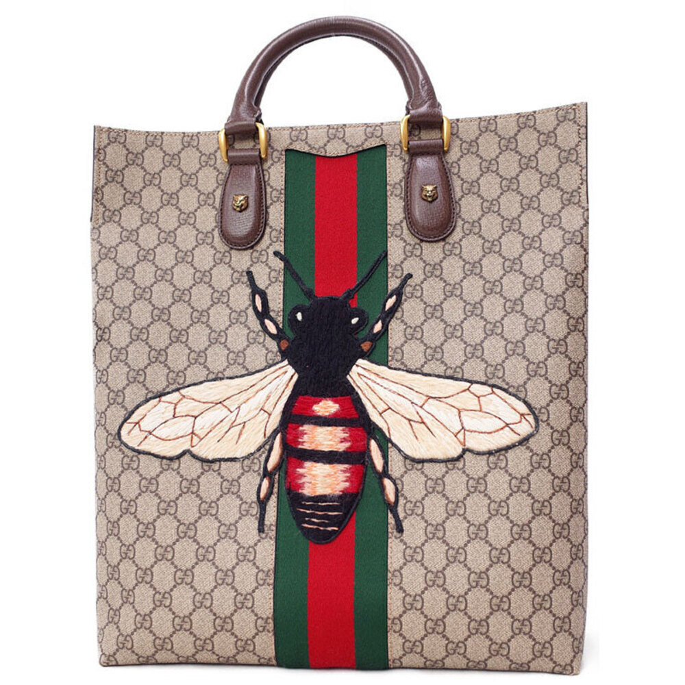 GUCCI Be GG Supreme Tote Bag Handbag